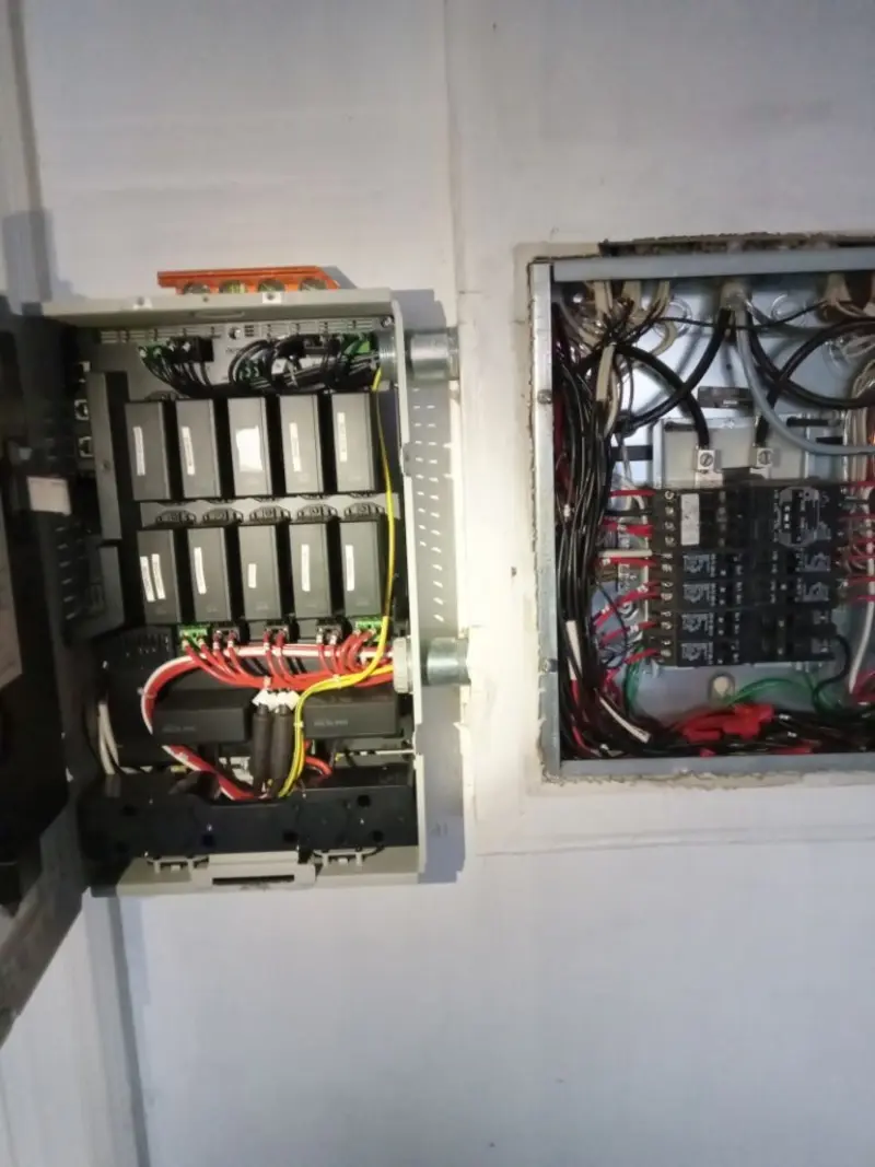 Electrical panel upgrade completed for Indoor Lighting Installation in Alva